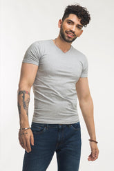 Ash Grey Basic Tee JVN-SIG-D24